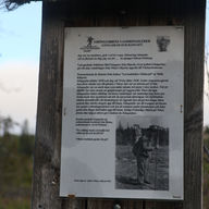 Gröngubbens vandringsleder skylt
