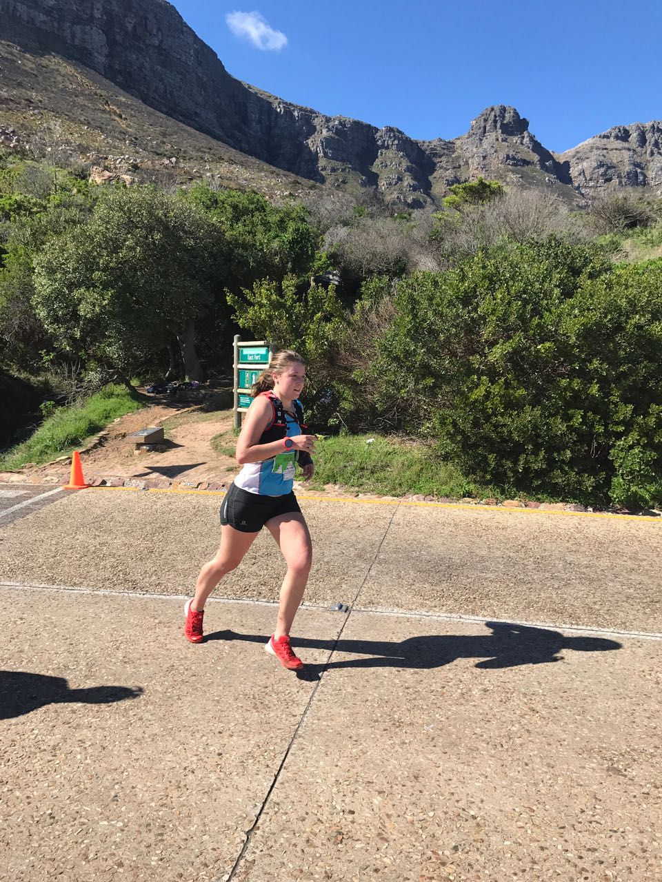 3km before the finish!