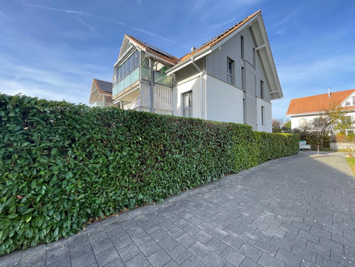 Erfolgreich ausgeführter Heckenschnitt in Schüpfen