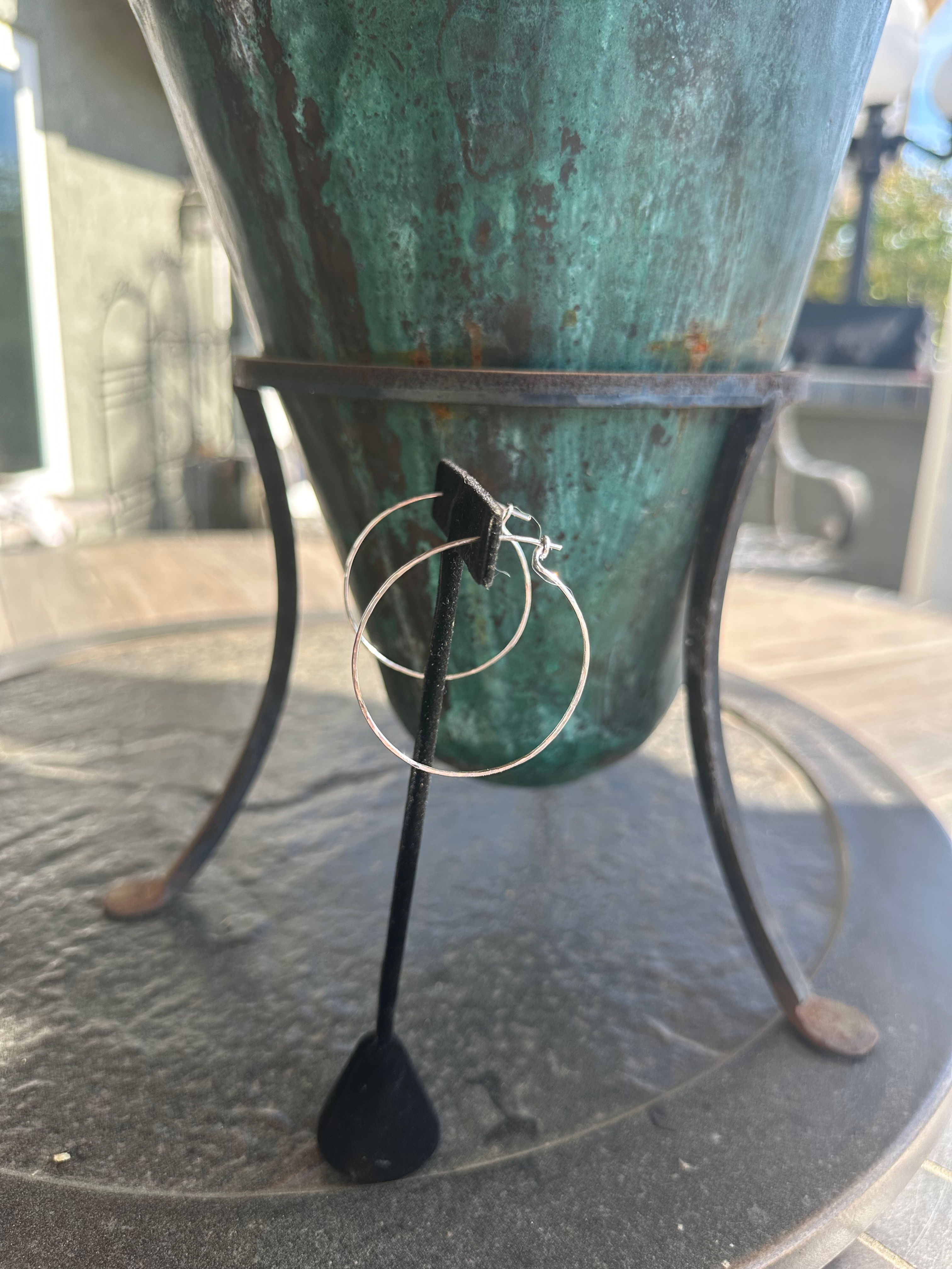 Sterling Silver Hoop Earrings