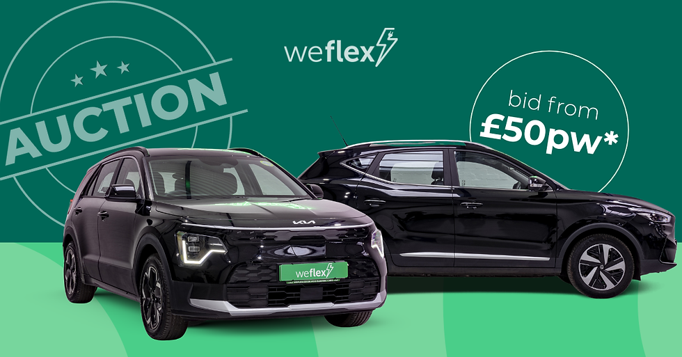 What is WeFlex's Live EV Auction?