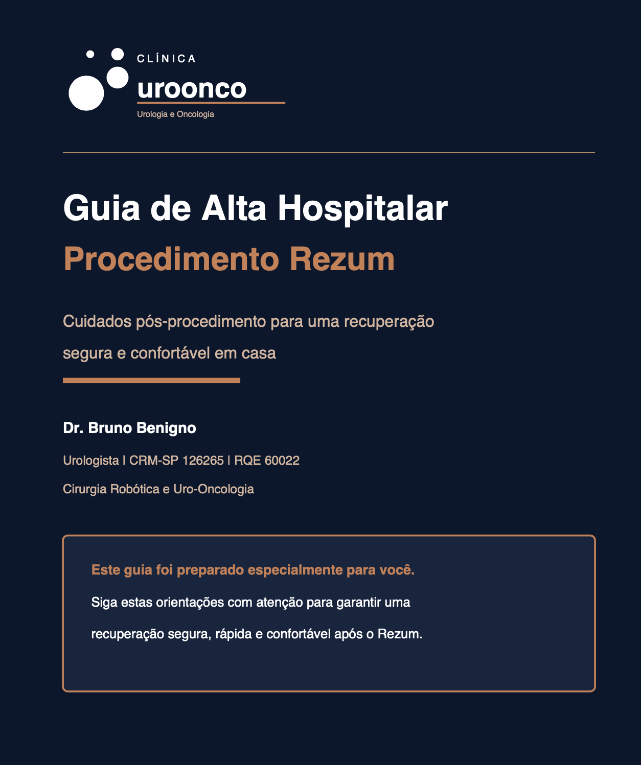 Capa E-book Recuperação Pós-Rezum