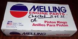 Melling piston rings +20