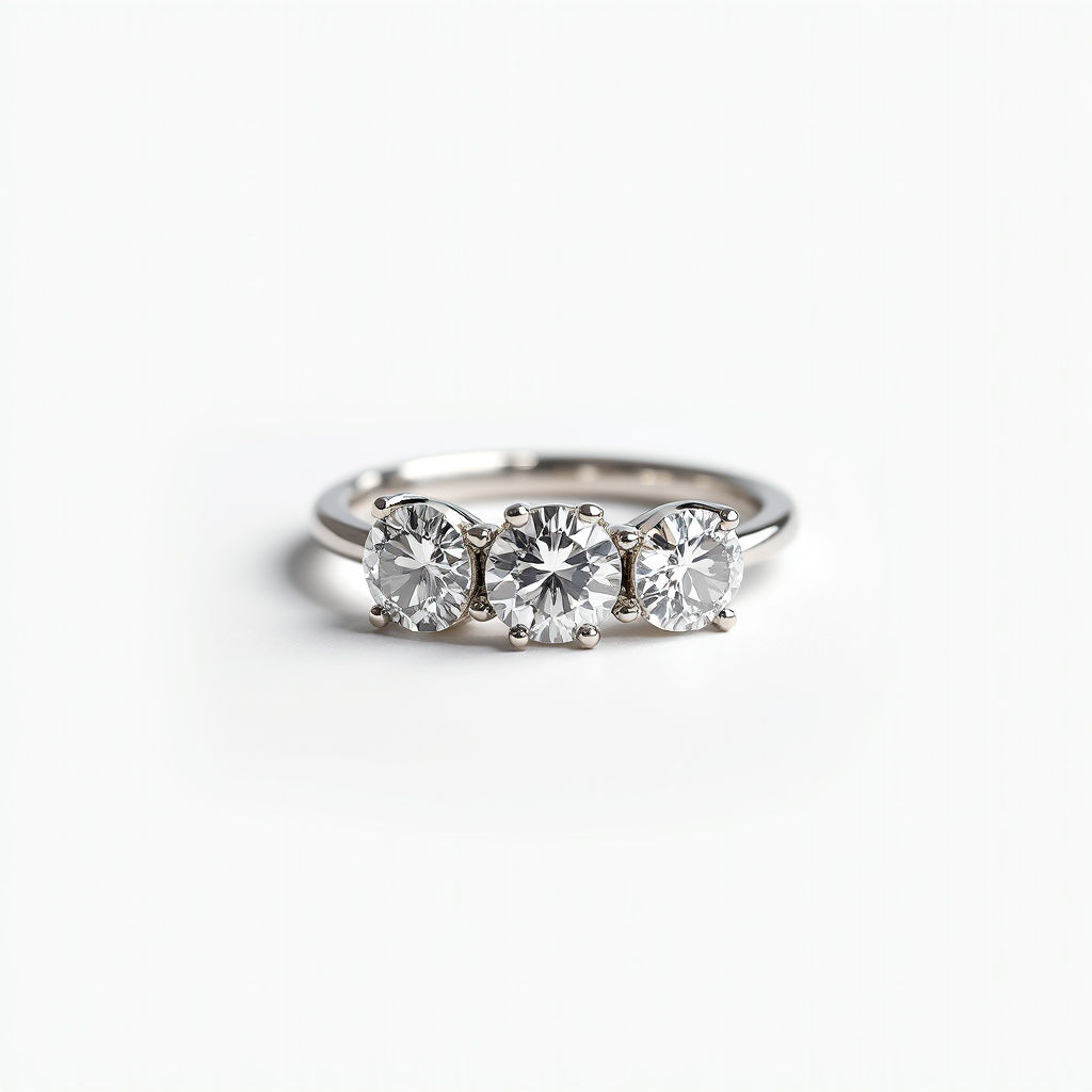 Three Stone Diamond Ring
