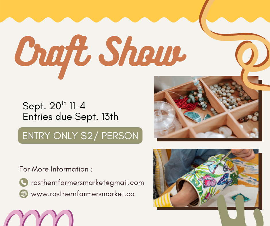 Craft Show (AKA Bench Show)