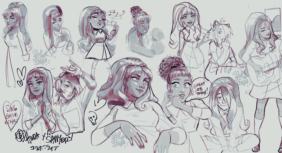hilda sketches