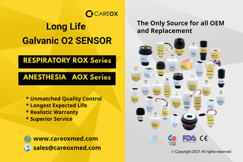 ROX Series Respiratory O2 Sensor (O2 Cell) | CareOx