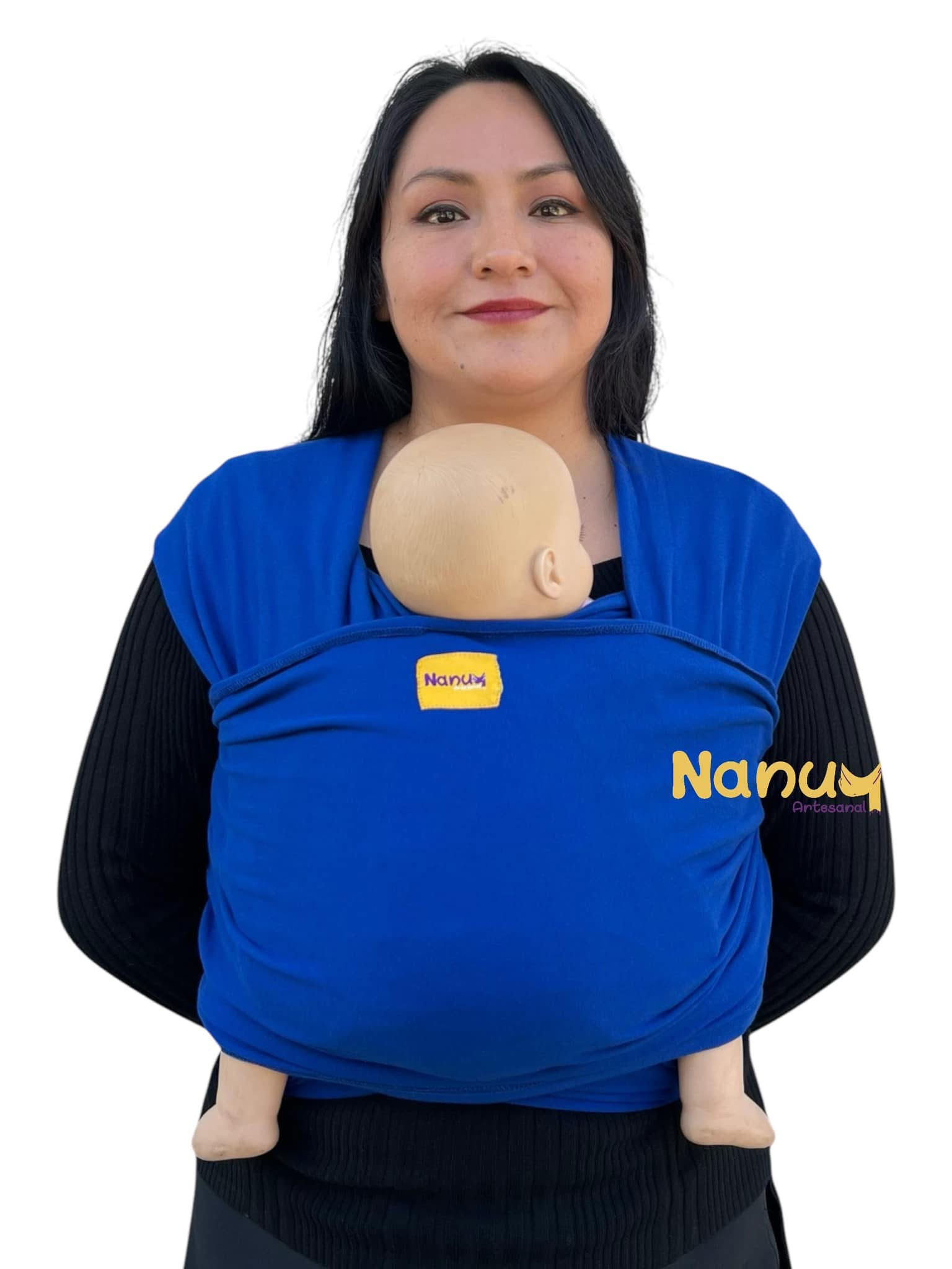 Fular elástico Azul