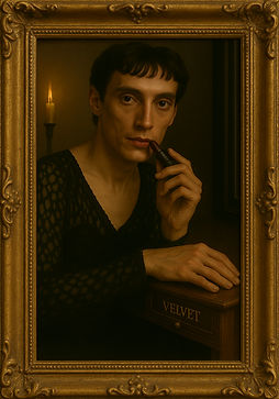 Profile image of Velour Knox, trans erotic author of poetic submission, gender seduction, and soft surrender – Nocturn Library