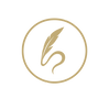 Nocturn Library monogram – stylized with quill motif, symbolizing erotic storytelling and transformation