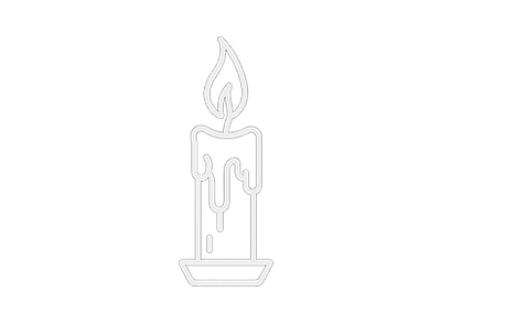 Candle icon – symbol of erotic ritual, sacred submission, and illuminated desire at Nocturn Library