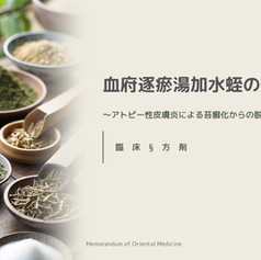 血府逐瘀湯加水蛭の使用経験