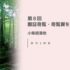 第8回腹証奇覧・奇覧翼を読む　小柴胡湯他