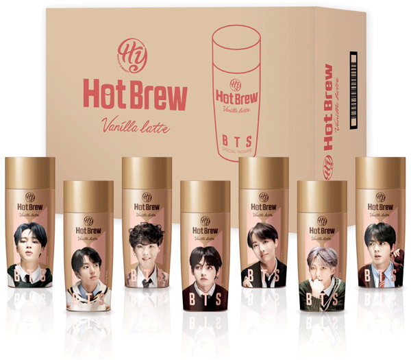 BTS HOT BREW VANILLA LATTE