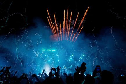 Alan Walker's Performance during Walker World Concert Tour at Chennai, Tamil Nadu, India. Concert Photography 