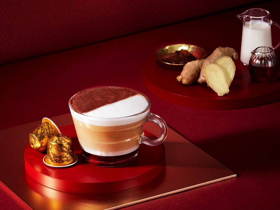 Nespresso capsule latte