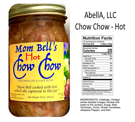 mom Bells HOT chow chow 16 oz jar with Nutrition Info.png