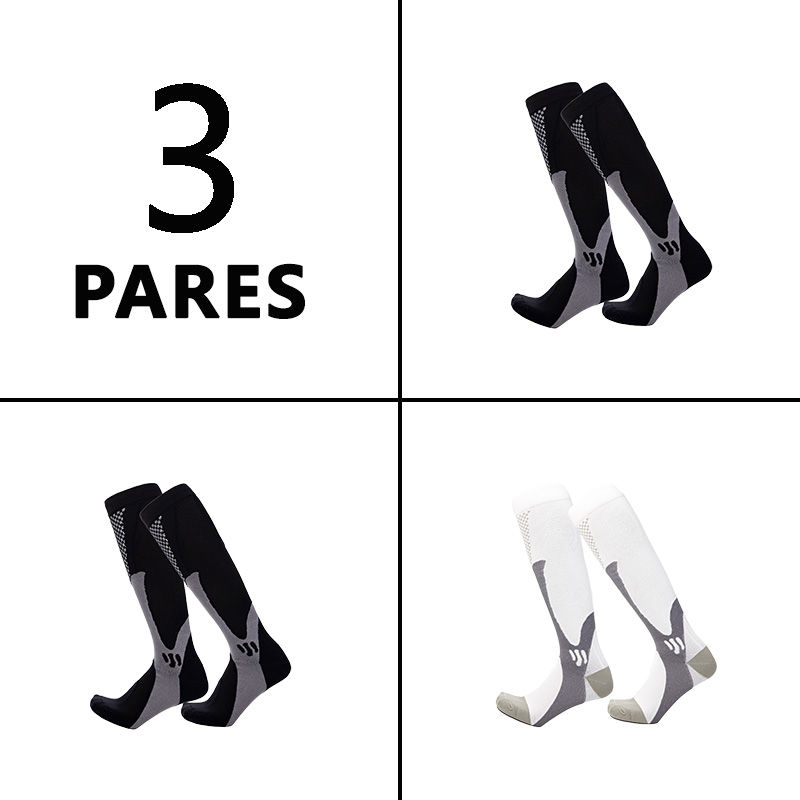Miniatura: Meiãs compressão alta elasticidade, Meiãs compressão 20-30 mmhg, Varizes, Anti-f