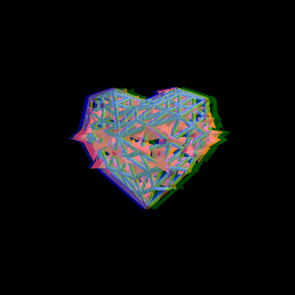 I swear, its the prettiest heart i've ever seen and made