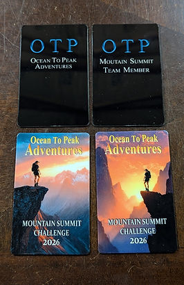 Ocean To Peak Adventures Mountain Summit Challenge Cards & Stickers 2026
