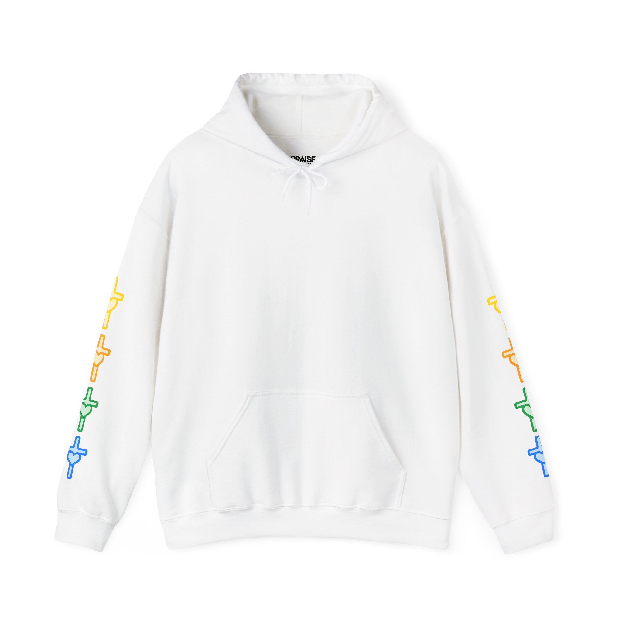 Multicolor Heart Cross Sweatshirt