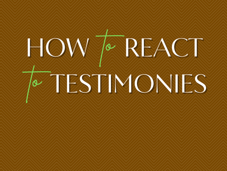 How To React To Testimonies - Tuesday Praise & Pray (for others) May 19, 2026