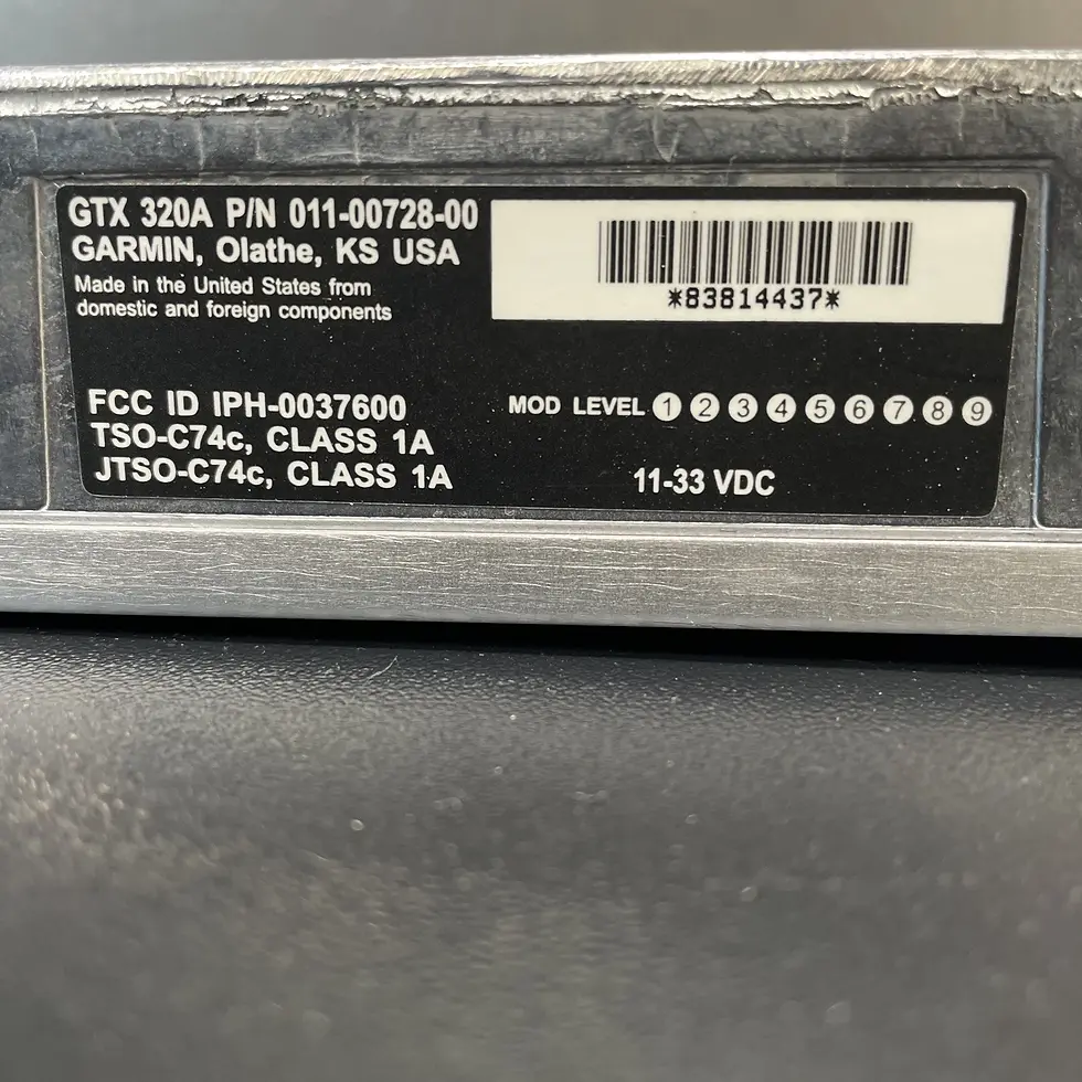 Thumbnail: Garmin GTX 320A Mode C Transponder
