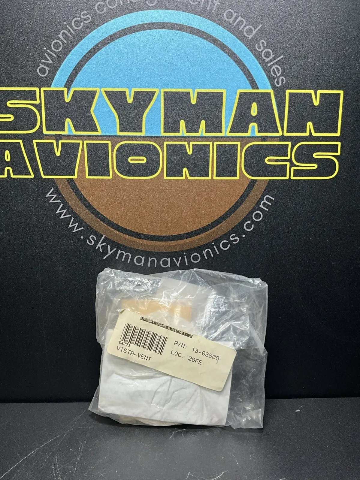 Vista Vents Light Plane Cabin Ventilator- 13-03500