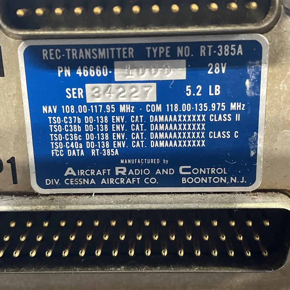 Thumbnail: ARC RT-385A NAV/COM