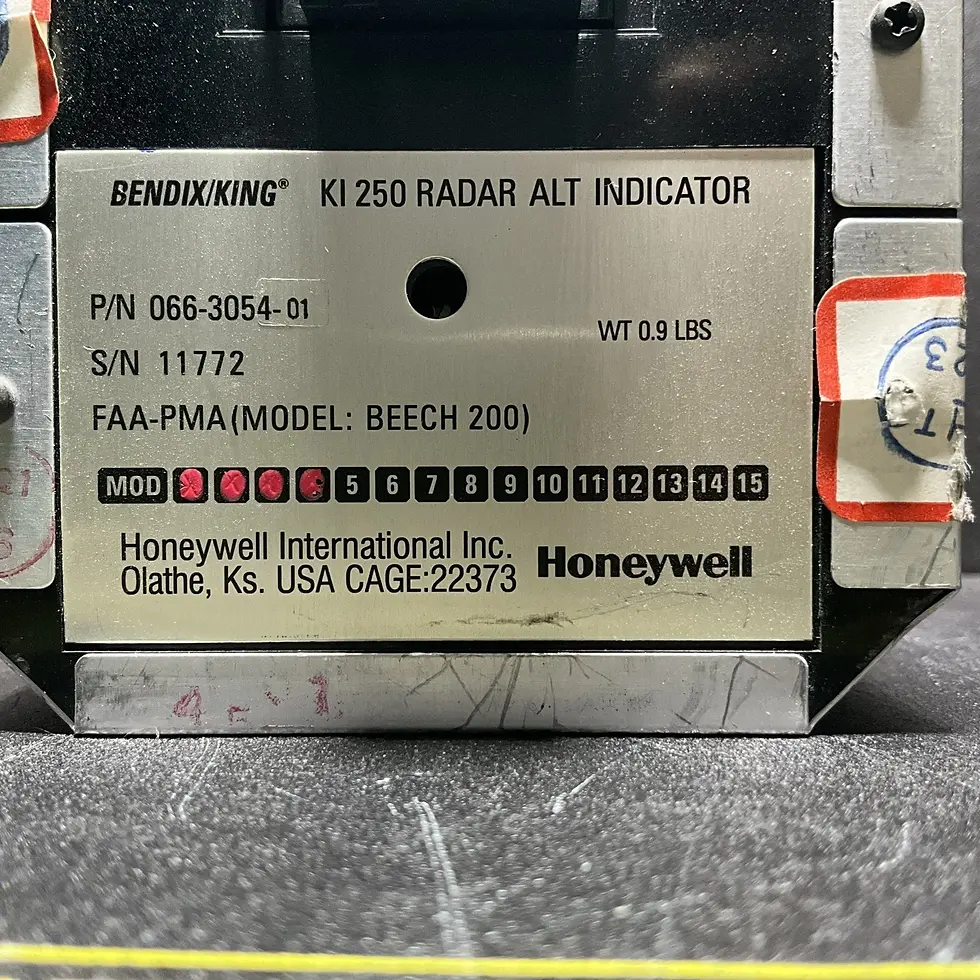 Thumbnail: Bendix King KI 250 Radar Altimeter Indicator