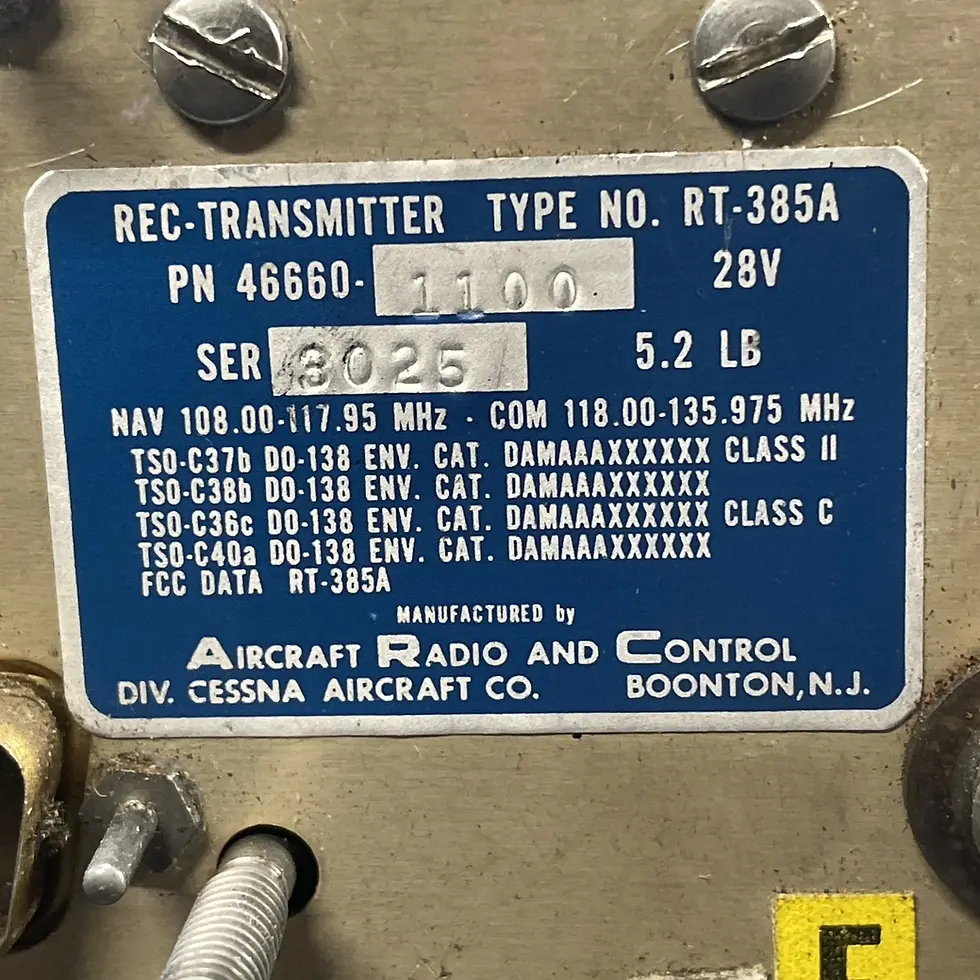 Thumbnail: ARC RT-385A NAV/COM