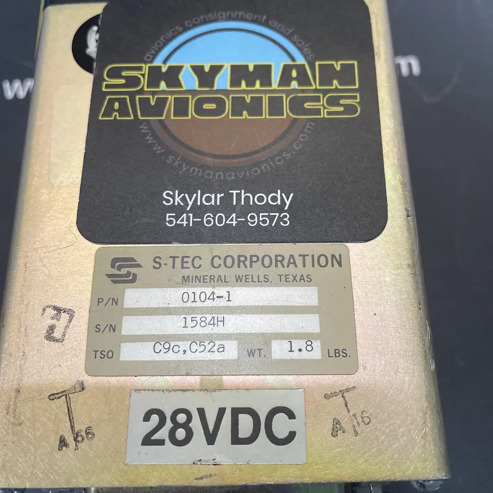 Thumbnail: S-TEC AUTOPILOT CONTROL HEAD UNIT - 0104-1