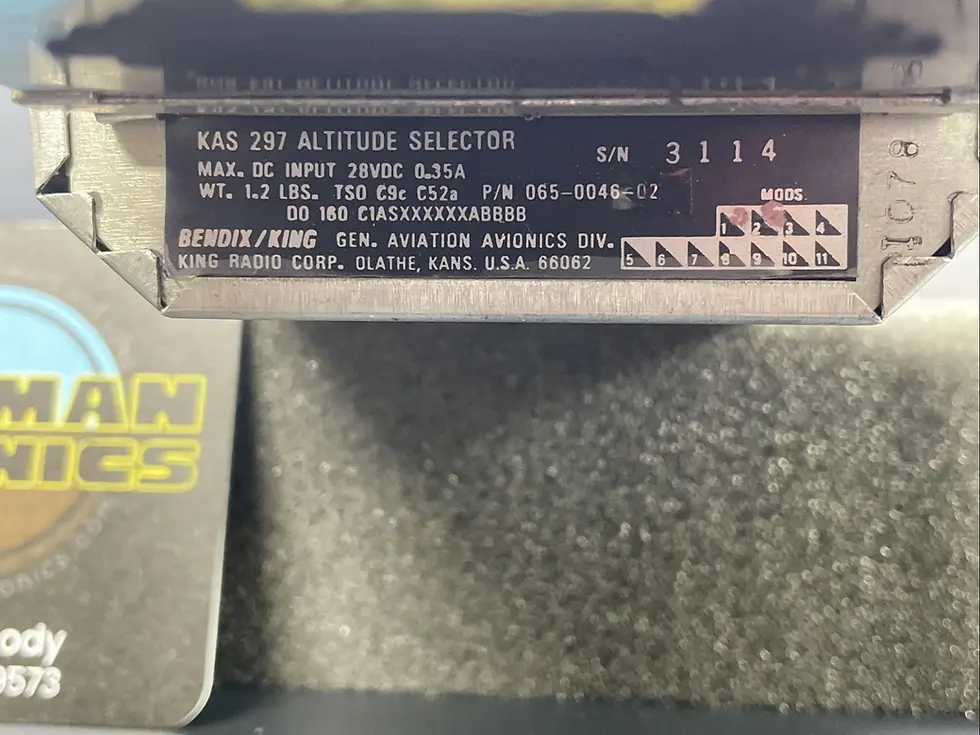 Thumbnail: King KAS 297 Altitude Selector