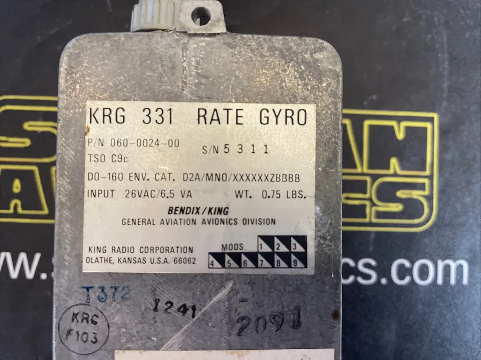 Thumbnail: Bendix King KRG 331 Rate Gyro