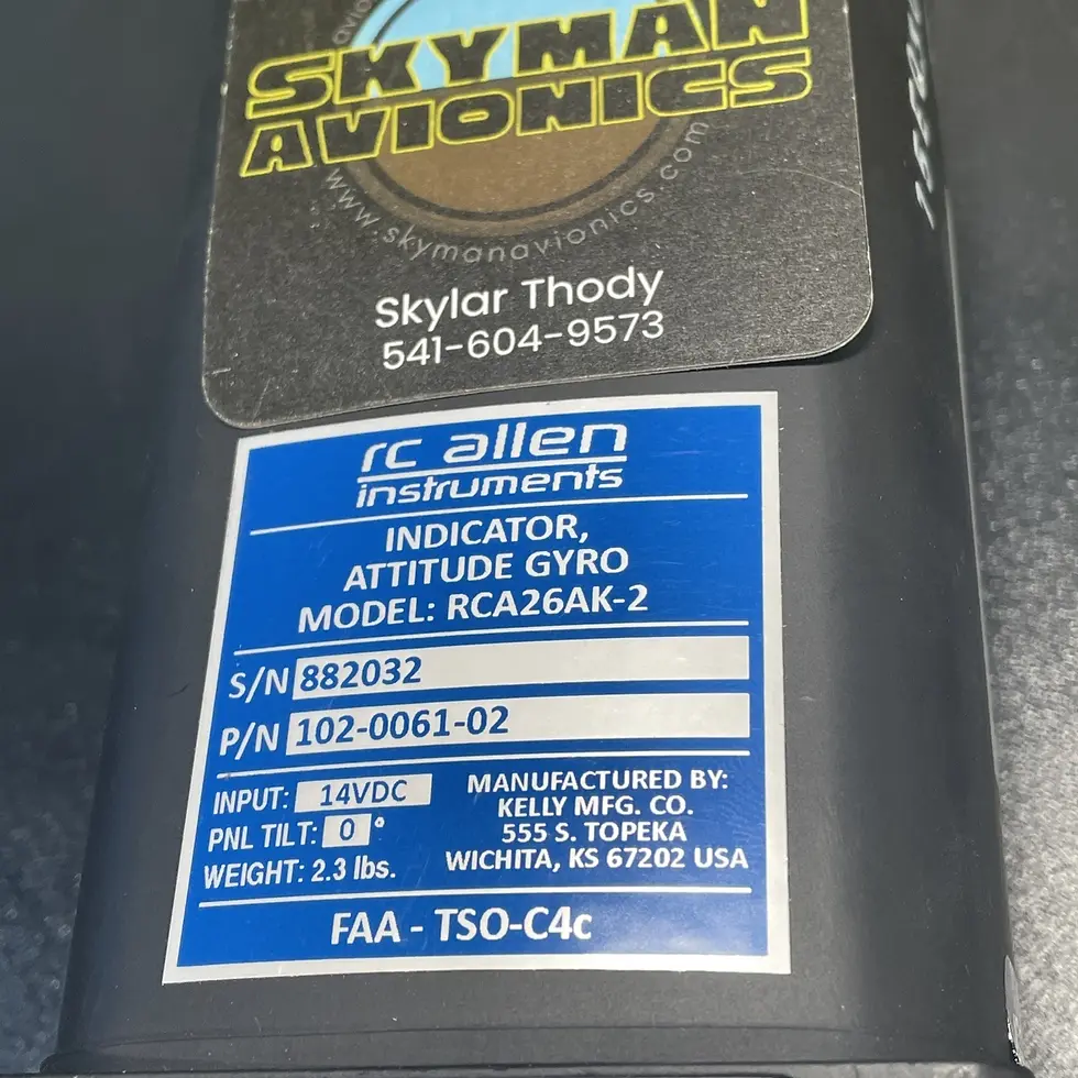Thumbnail: RC Allen 14V Attitude Indicator - RCA26AK-2