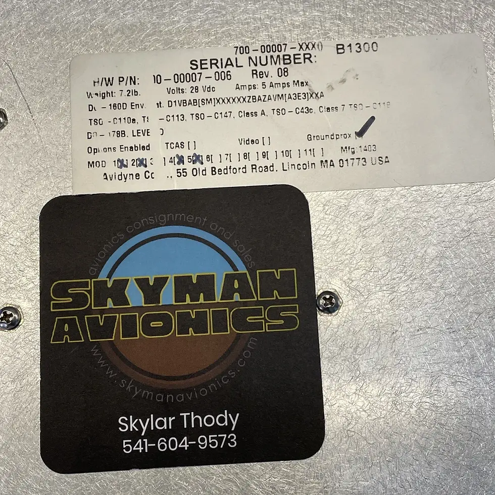 Thumbnail: Avidyne FlighMax EX500 MFD