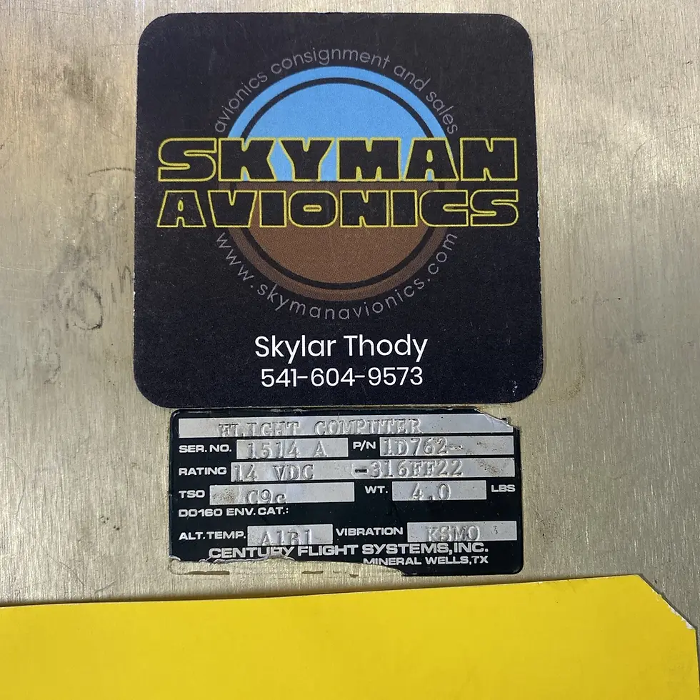 Thumbnail: Century Flight Systems Flight Computer 1D762