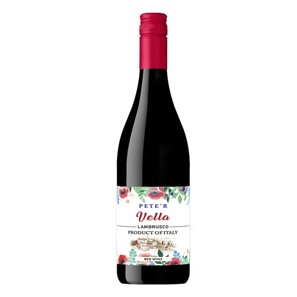 Pete'r Vella Lambrusco Italy 750ML