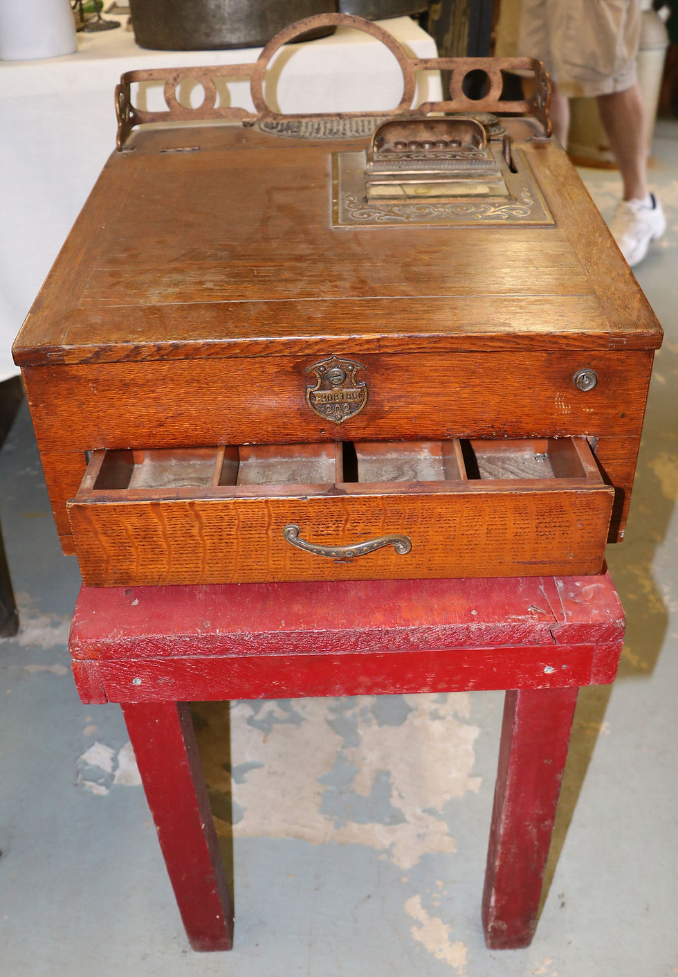 Wooden Cash Register