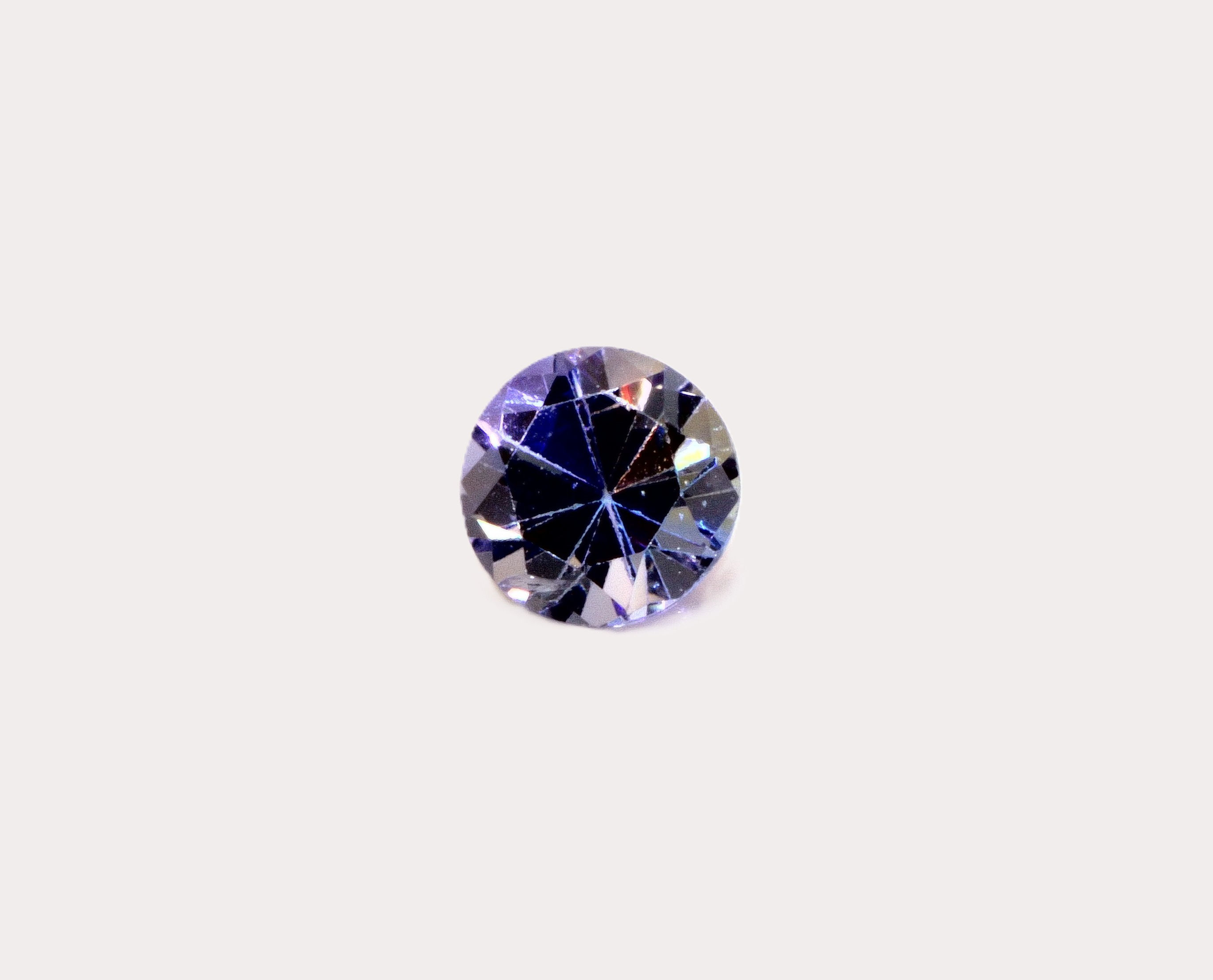 0.52 ct Tanzanite Multi Couleur Ronde Naturelle