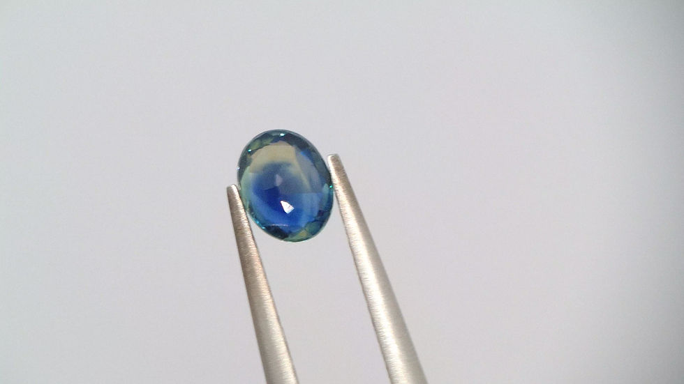 Miniaturbild: 0.23 Ct. Natur Saphir Oval Blau