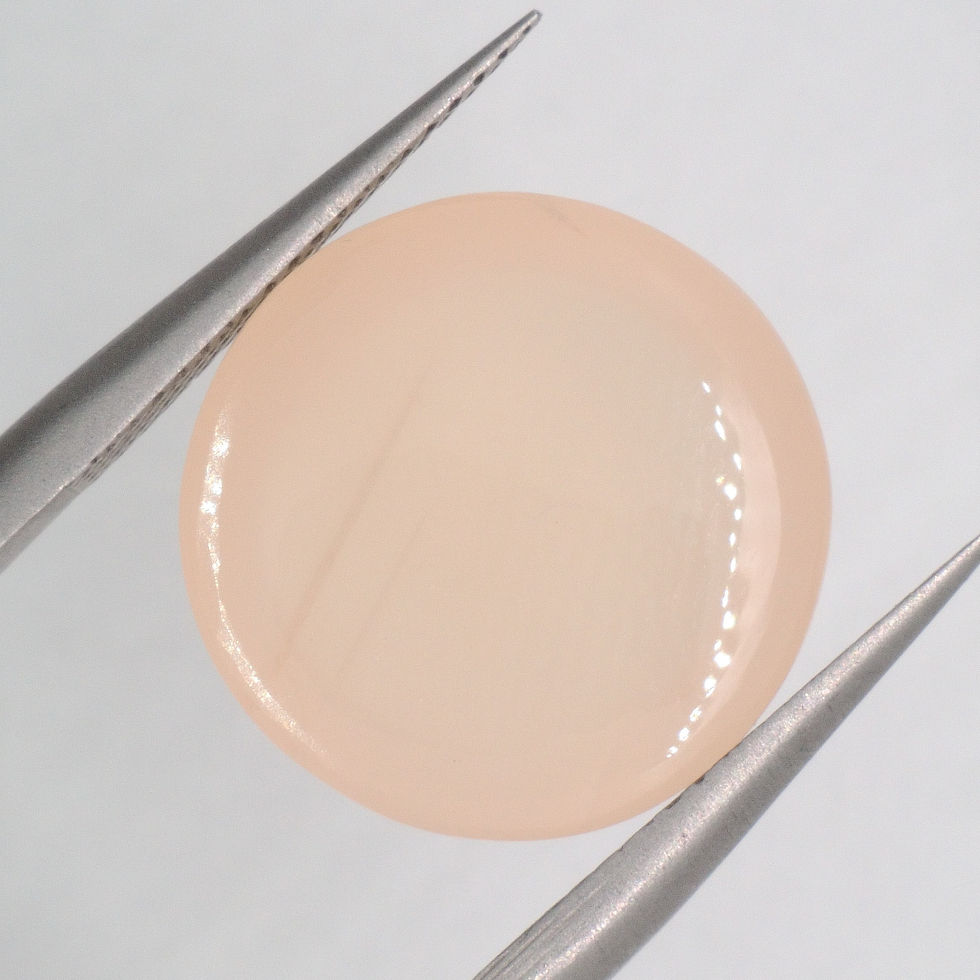 Miniature : 7.28 ct Pierre de Lune Ronde Cabochon Naturelle