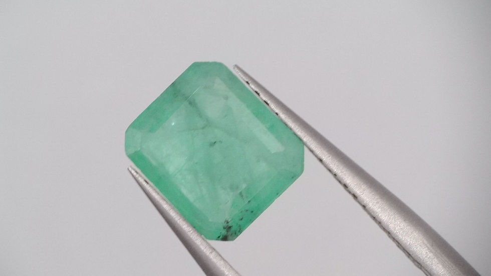 Miniaturbild: 1.26 Ct. Natur Smaragd Oktagon Grün