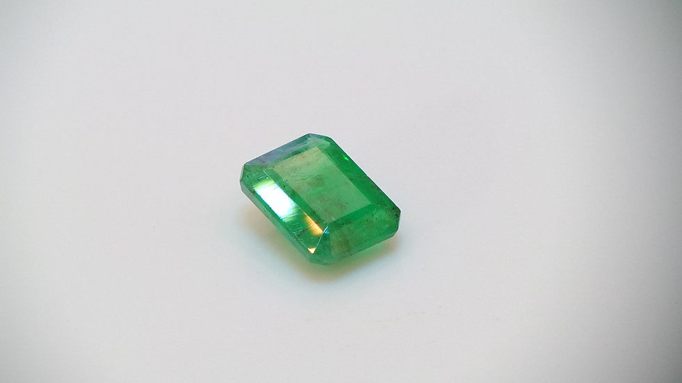 Miniature : 1.35 ct Émeraude Octogone Naturel