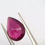 Miniature : 2.86 ct Rhodolite Rose Violet Poire Naturelle