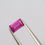 Miniature : 0.36 ct Rhodolite Violet Baguette Naturelle