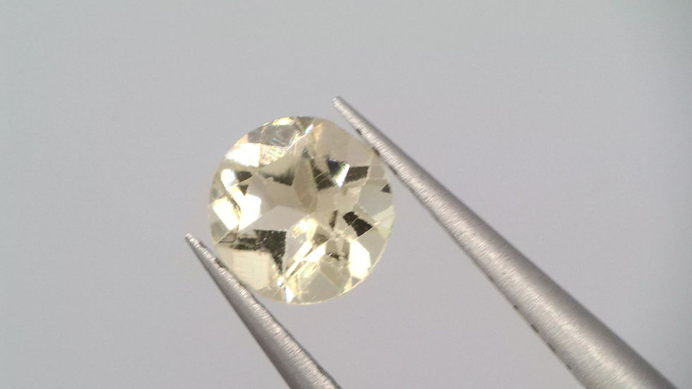 Miniature : 0.36 ct Aigue-marine Jaune Naturelle
