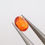 Miniature : 0.37 ct Saphir Orange Ovale Naturel
