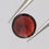 Miniature : 0.57 ct Grenat Orange Rouge Rond Naturel