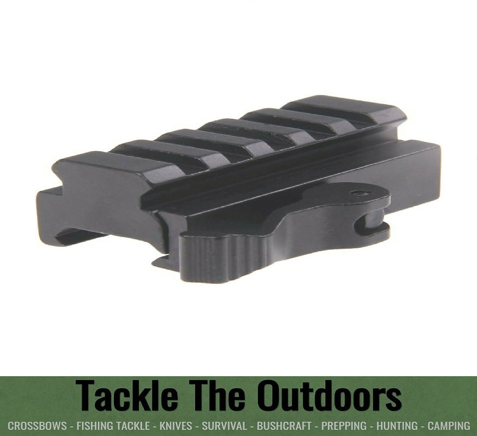 Thumbnail: Rifle 5 Slot Picatinny Weaver Rail Riser Mount Handguard Rail Quick Release 20mm
